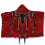 Spider-Man Hooded Blanket - Red Web Blanket