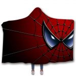 Spider-Man Hooded Blanket - Spiderman Mask Red Blanket
