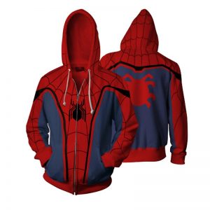 Spider-Man Hoodies - Homecoming Suit Zip Up Hoodie