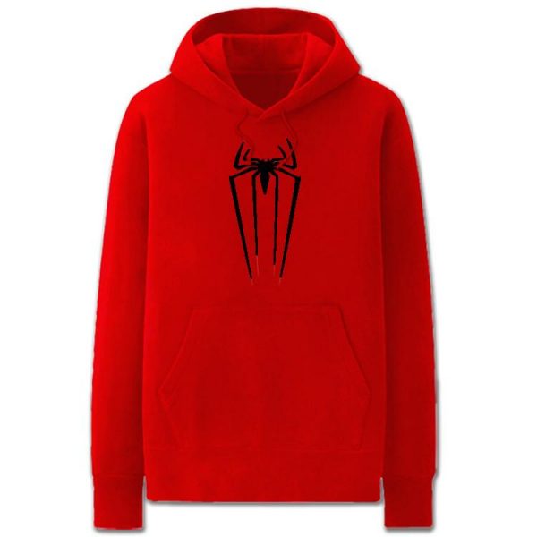 Spider-Man Hoodies - Solid Color The Amazing Spider-Man Logo Fleece Hoodie