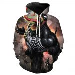 Spiderman Hoodies - Black Venom Spiderman Series Super Cool 3D Hoodie