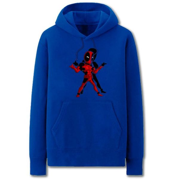 Spiderman Hoodies - Solid Color Super Cool Spiderman  Cartoon Style Fleece Hoodie