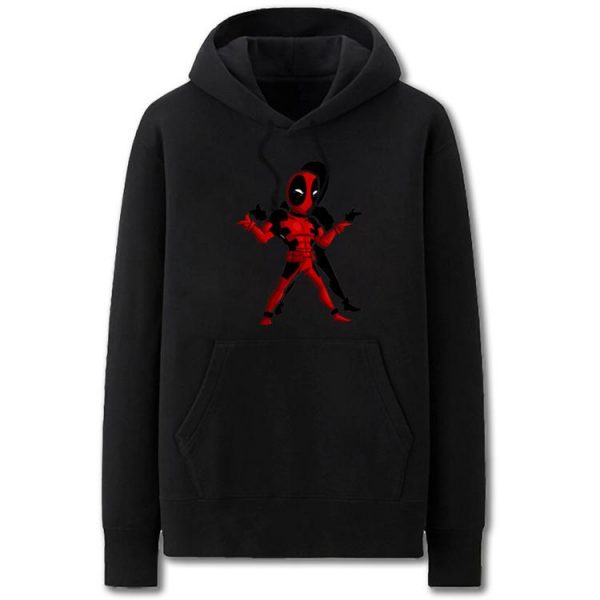 Spiderman Hoodies - Solid Color Super Cool Spiderman  Cartoon Style Fleece Hoodie