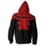 Spiderman Hoodies - Spiderman Scarlet Spiderman Super Cool 3D Zip Up Hoodie