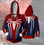 Spiderman Hoodies - Spiderman Series Super Hero 3D Red Zip Up Hoodie
