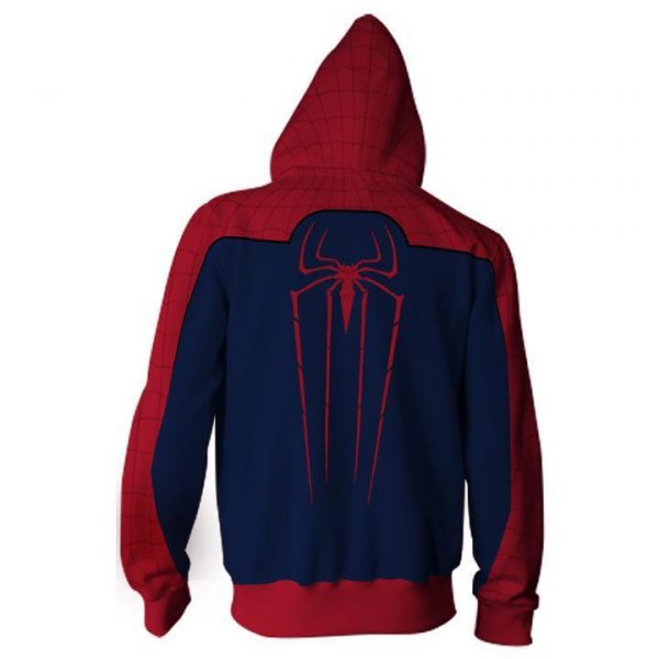 Spiderman Hoodies - Spiderman The Avengers 3 3D Zip Up Hoodie
