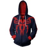 Spiderman Hoodies - Ultimate Spiderman Super Hero Cosplay 3D Zip Up Hoodie