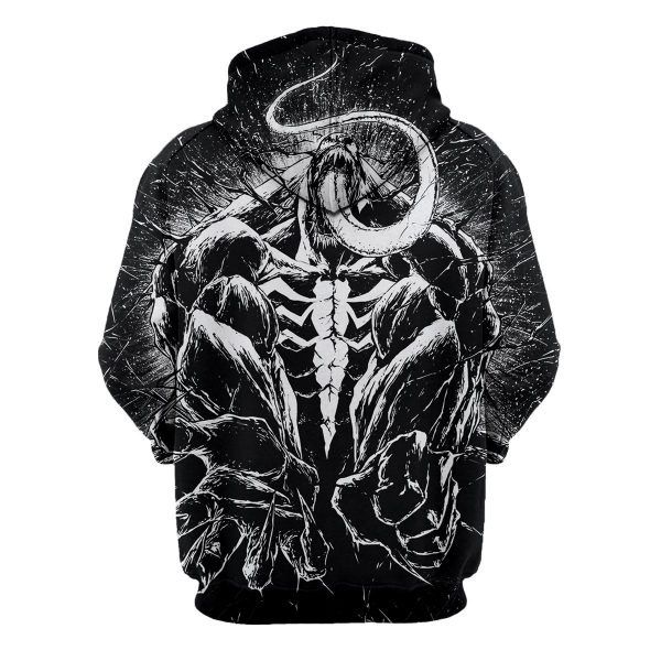 Spiderman Hoodies - Venom Spiderman Series Super Cool 3D Hoodie