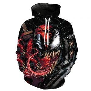 Spiderman Hoodies - Venom Spiderman Series Super hero Icon 3D Hoodie