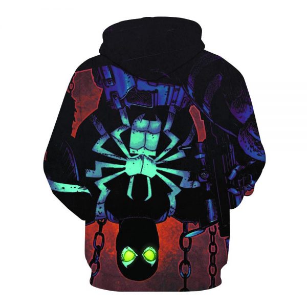Spiderman Hoodies - Venom Spiderman Venom symbiosis 3D Hoodie