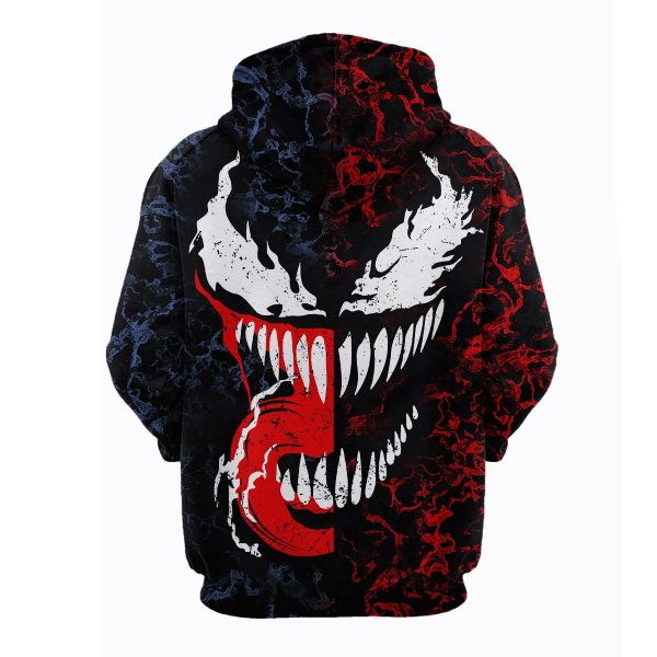 Spiderman Hoodies - Venom vs. Carnage Super Cool 3D Hoodie