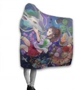 Spirited Away Fleece Flannel Hooded Blankets