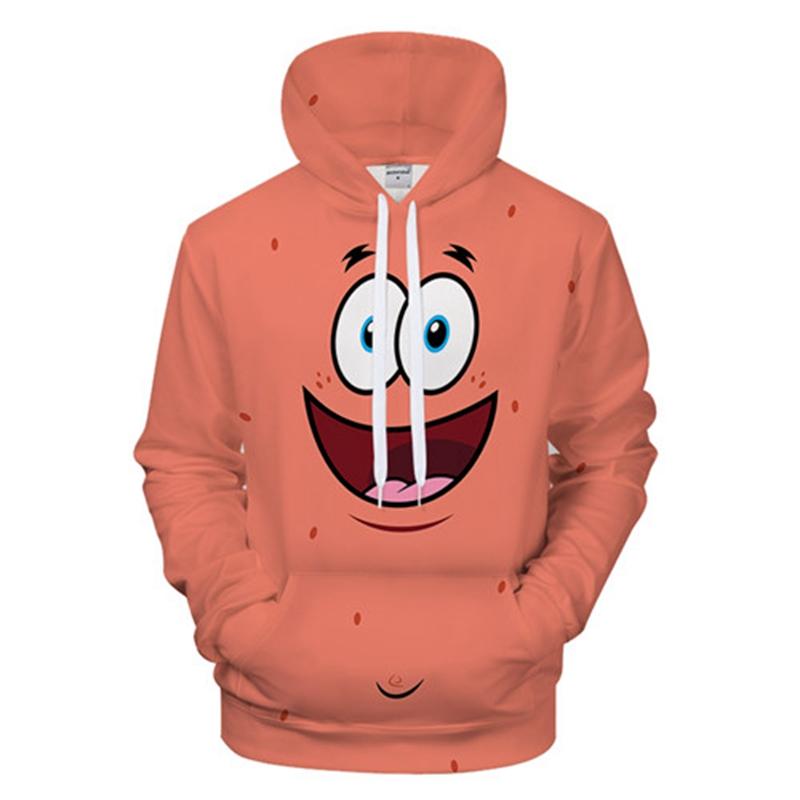 SpongeBob SquarePants Hoodie - 3D Printed Hooded Sweatshirt