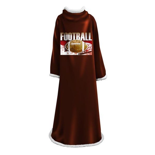 Sports Blankets with Sleeves- Blanket Robe