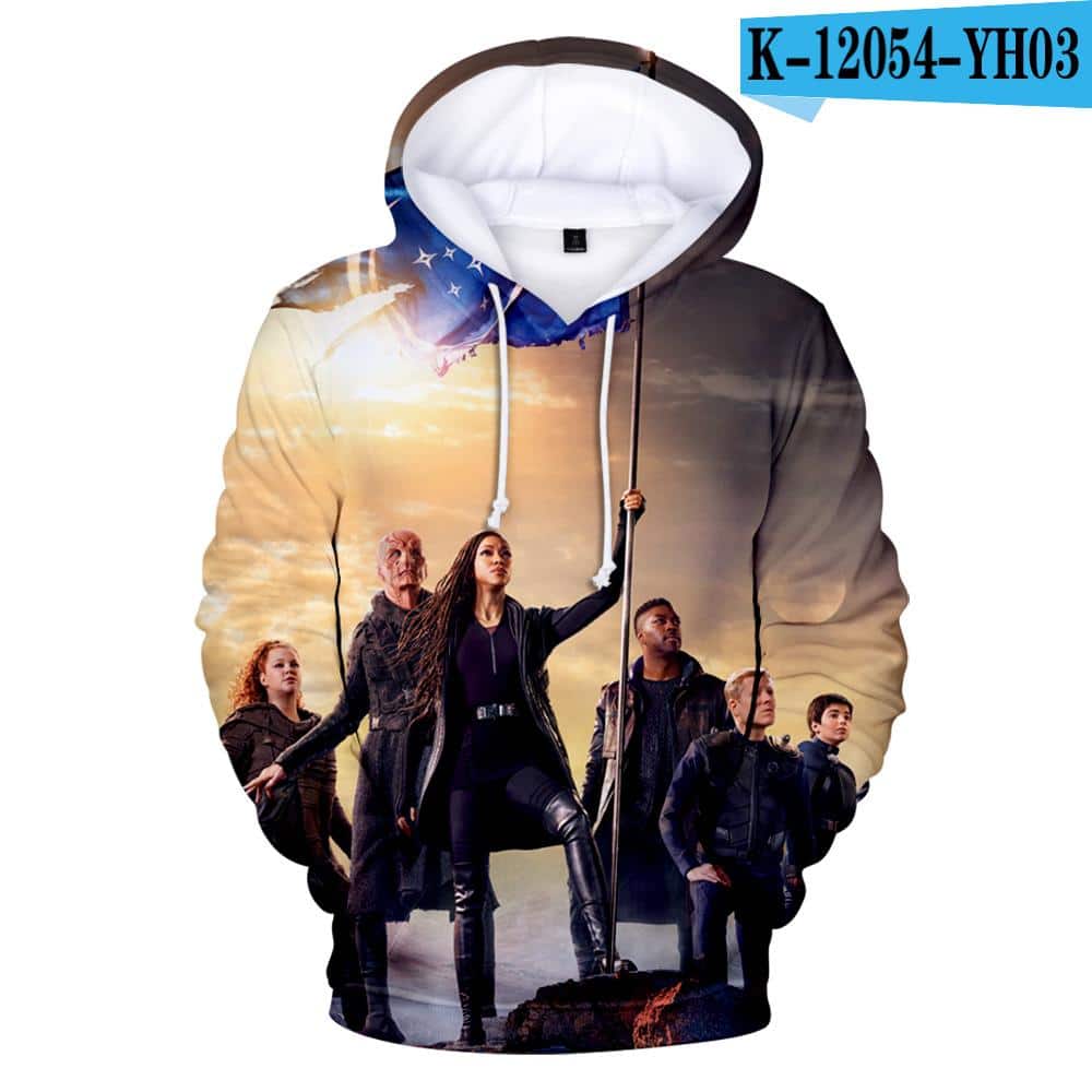 Star Trek TV Series: Discovery Season Hoodie - 3D Printed Sweatshirt