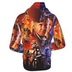 Star Wars Hooded Jacket - 3D Print Battlefront Colorful Hooded Zip Up Coat with Pocket