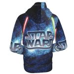 Star Wars Hooded Jacket - Star Wars 3D Print Hooded Zip Up Coat with Pocket