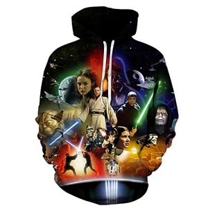 Star Wars Hoodies - Characters 3D Print Hooded Jumper with Pocket