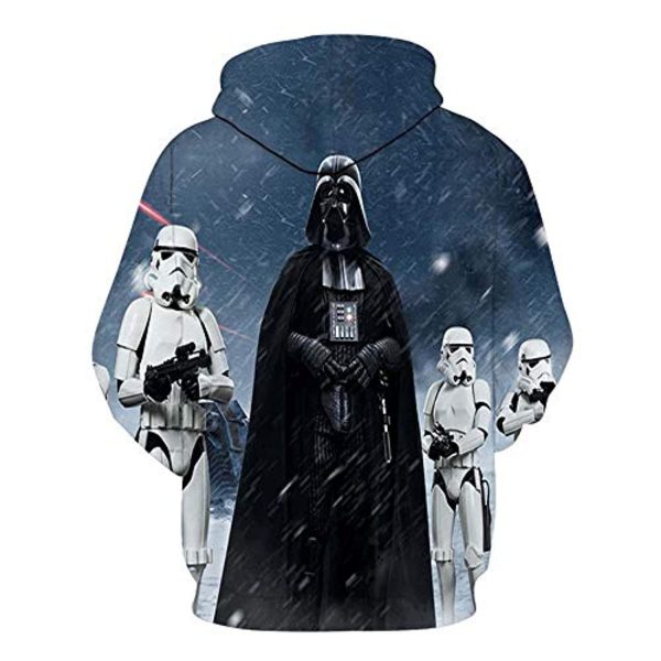 Star Wars Hoodies - Darth Vader Blue 3D Print Hooded Jumper with Pocket