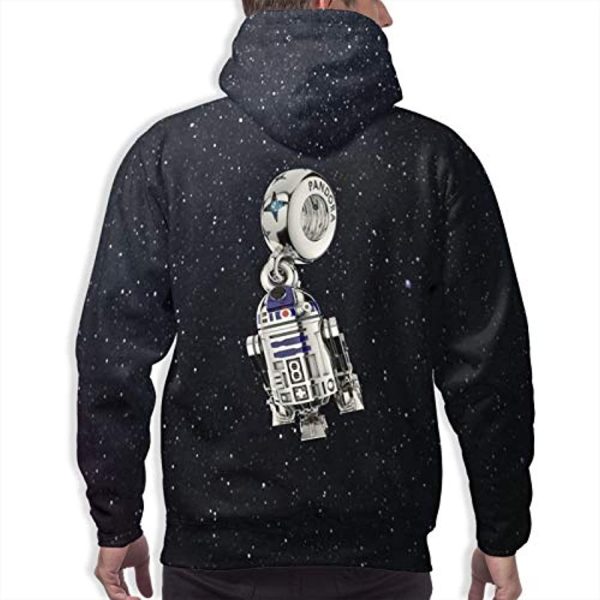 Star Wars Hoodies - R2-D2 Black 3D Print Hooded Jumper with Pocket