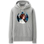 Star Wars Hoodies - Solid Color Princess Leia Super Cool Fleece Hoodie