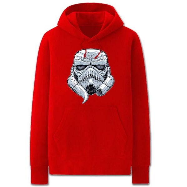 Star Wars Hoodies - Solid Color Variant Black Warrior Icon Fleece Hoodie