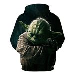 Star Wars Hoodies - Yoda 3D Print Hooded Jumper with Pocket