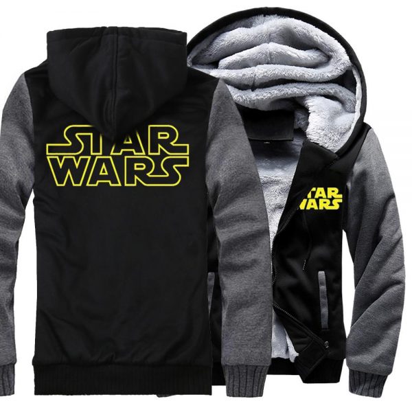 Star Wars Jackets - Solid Color Star Wars Series Star Wars Movie Icon Super Cool Fleece Jacket