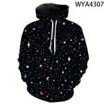 Starry Sky Hoodies Sweatshirt - 3D Printed Pullover