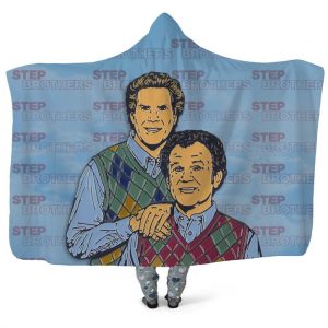 Step Brothers Hooded Blanket - American Brother Blue Blanket