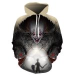 Stephen King's It The Pennywise Clown Hoodie Sweatshirt