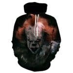 Stephen King's It The Pennywise Clown Hoodie Sweatshirt