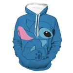 Stitch Hoodies - 3D Casual Pullover Hoodie Tops Sweatshirt with Front Pocket