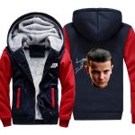 Stranger Things Jackets - Solid Color Eleven Epistaxis Icon Fleece Jacket