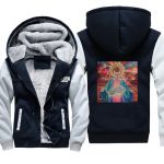 Stranger Things Jackets - Solid Color Jesus Eleven Icon Fleece Jacket