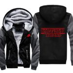 Stranger Things Jackets - Solid Color Red Logo Icon Fleece Jacket