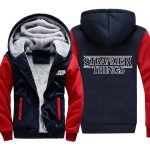 Stranger Things Jackets - Solid Color Stranger Things Logo Icon Fleece Jacket