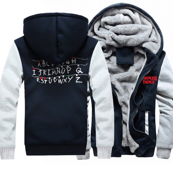 Stranger Things Jackets - Solid Color Stranger Things Movie Series Super Cool Fleece Jacket