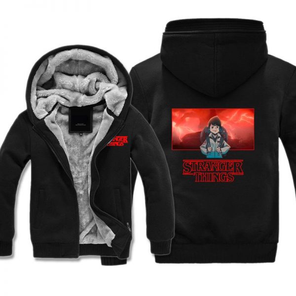 Stranger Things Jackets - Solid Color Stranger Things The Expendables Icon Fleece Jacket