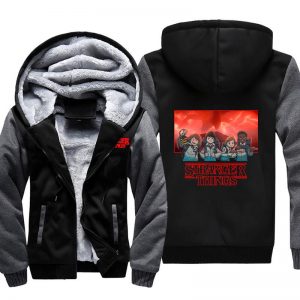 Stranger Things Jackets - Solid Color Stranger Things Willwil Icon Fleece Jacket