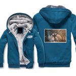 Stranger Things Jackets - Solid Color Upside Down Icon Fleece Jacket