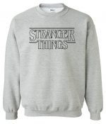 Stranger Things Sweatshirts - Stranger Things Series Men's Sweatshirt Black Icon Sweatshirt