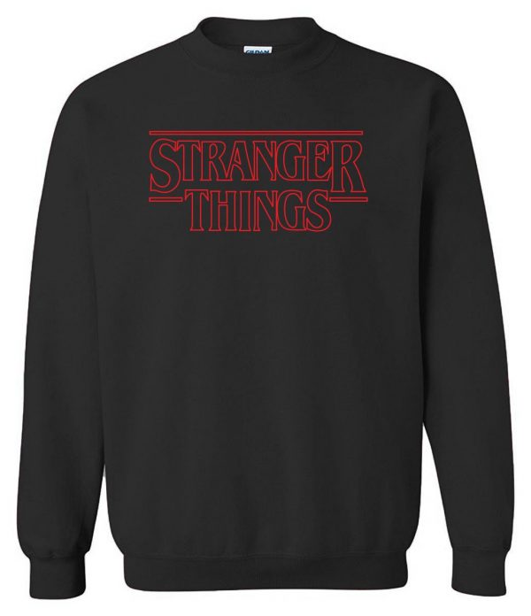 Stranger Things Sweatshirts - Stranger Things Series Men's Sweatshirt Red Icon Sweatshirt