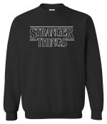 Stranger Things Sweatshirts - Stranger Things Series Men's Sweatshirt White Icon Sweatshirt