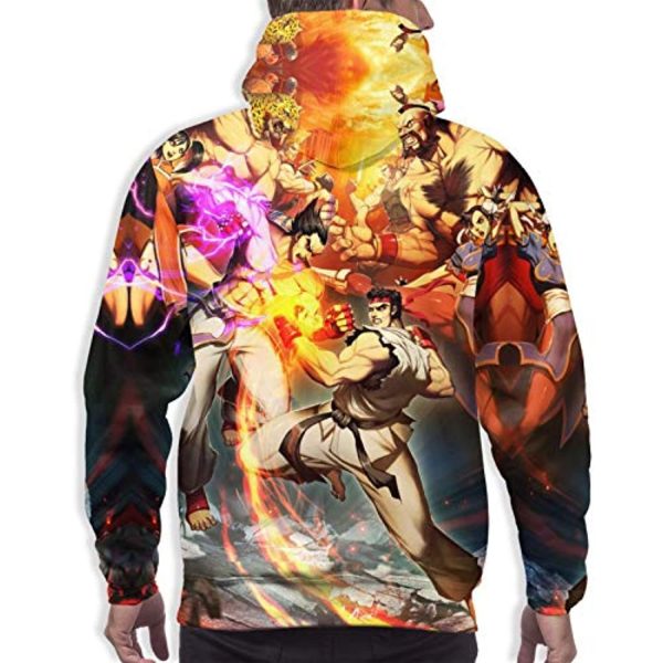 Street Fighter Hoodie - Ryu 3D Print Pullover with Pockets