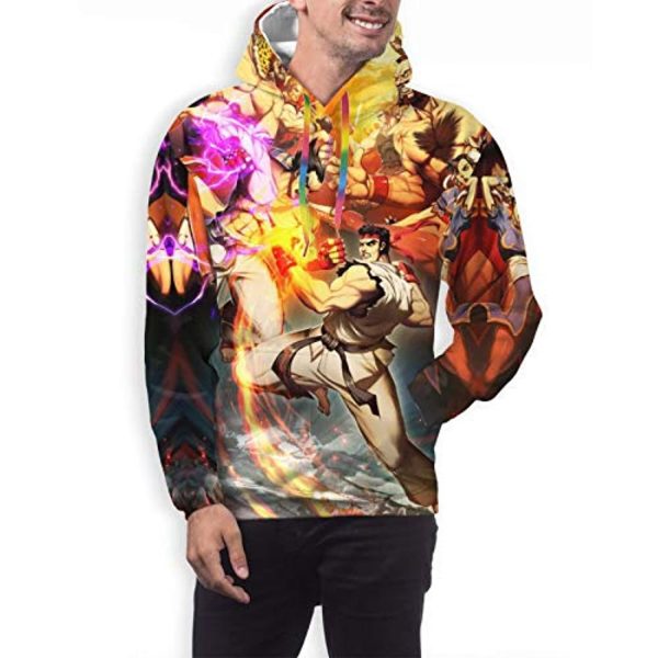 Street Fighter Hoodie - Ryu 3D Print Pullover with Pockets