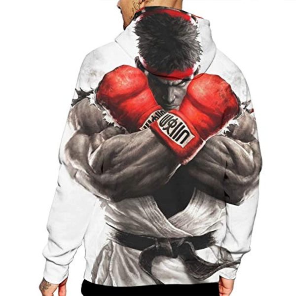 Street Fighter Hoodie - Ryu 3D Print Pullover with Pockets