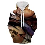 Street Fighter Hoodie - Sagat 3D Print Pullover with Pockets