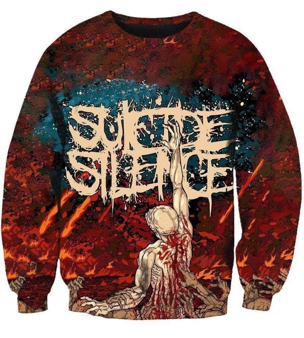 Suicide Silence Hoodies - Pullover Black Hoodie