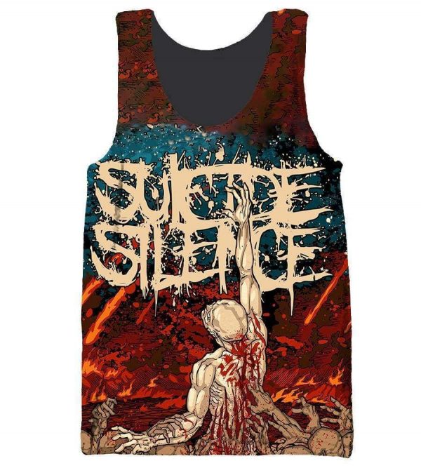 Suicide Silence Hoodies - Pullover Black Hoodie